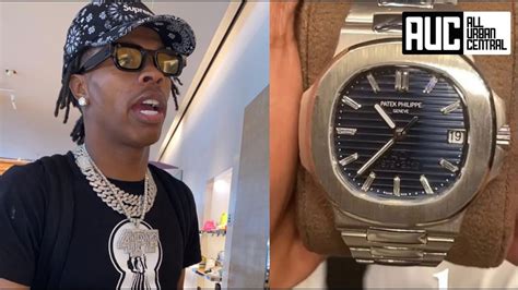 lil baby sold fake watch|lil baby patek philippe.